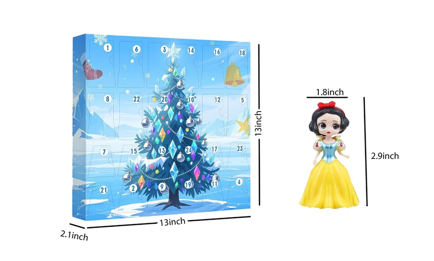 Image 4: Fairytale Princess Dress-Up Doll Set Advent Calendar
