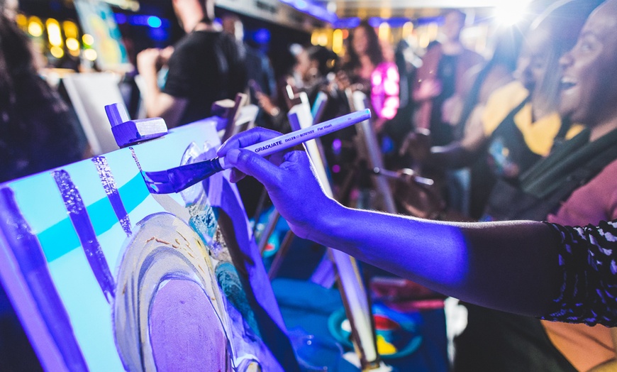 Image 33: Paint, Sip & Party: A Night of Art, Fun & Music