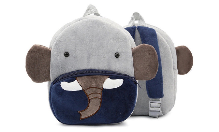 Image 11: Kids' Cartoon Animal Backpack