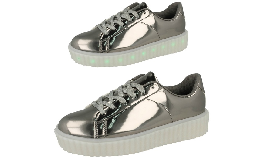 Image 8: Women's Trainers with LED Lights