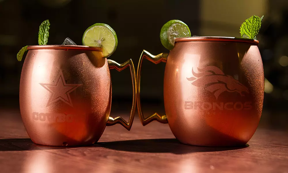 NFL Copper Moscow Mule Mug 16 Oz. or 24 Oz. - Primary Image