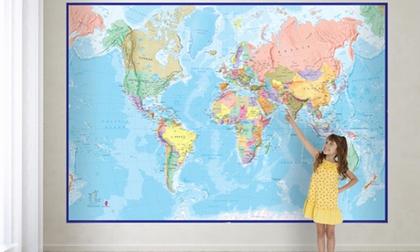 Mappe del mondo da muro disponibili in 3 modelli