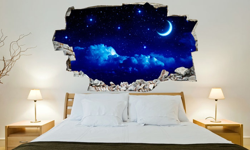 Image 1: Decorative 3D-Effect Wall Sticker