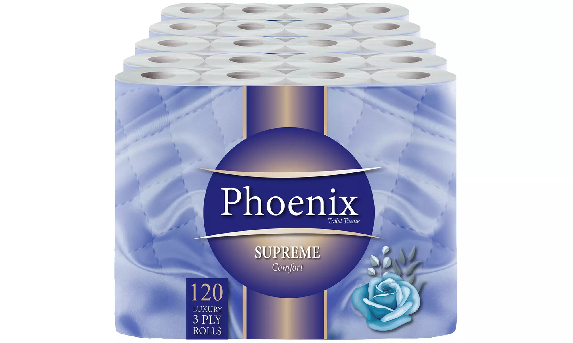 Phoenix Supreme Comfort Toilet Rolls – 12, 24, 48, 60 or 120 Pack