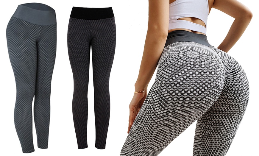 Image 1: Seamless Fitness Yoga Pants