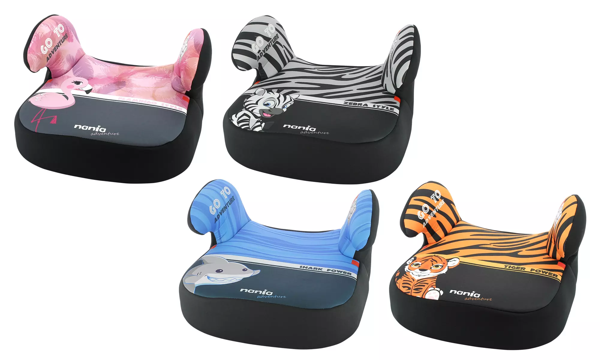 Siège enfant rehausseur Nania Adventure pour enfants de 15 à 36 kg (soit de 4 à 10 ans) - Primary Image