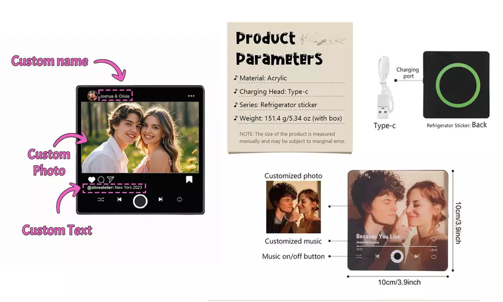 Transformez votre frigo en une galerie de souvenirs avec Justyling