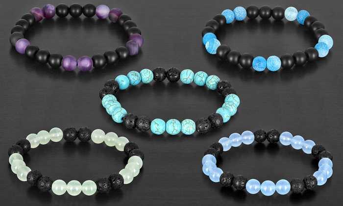 stone stretch bracelets