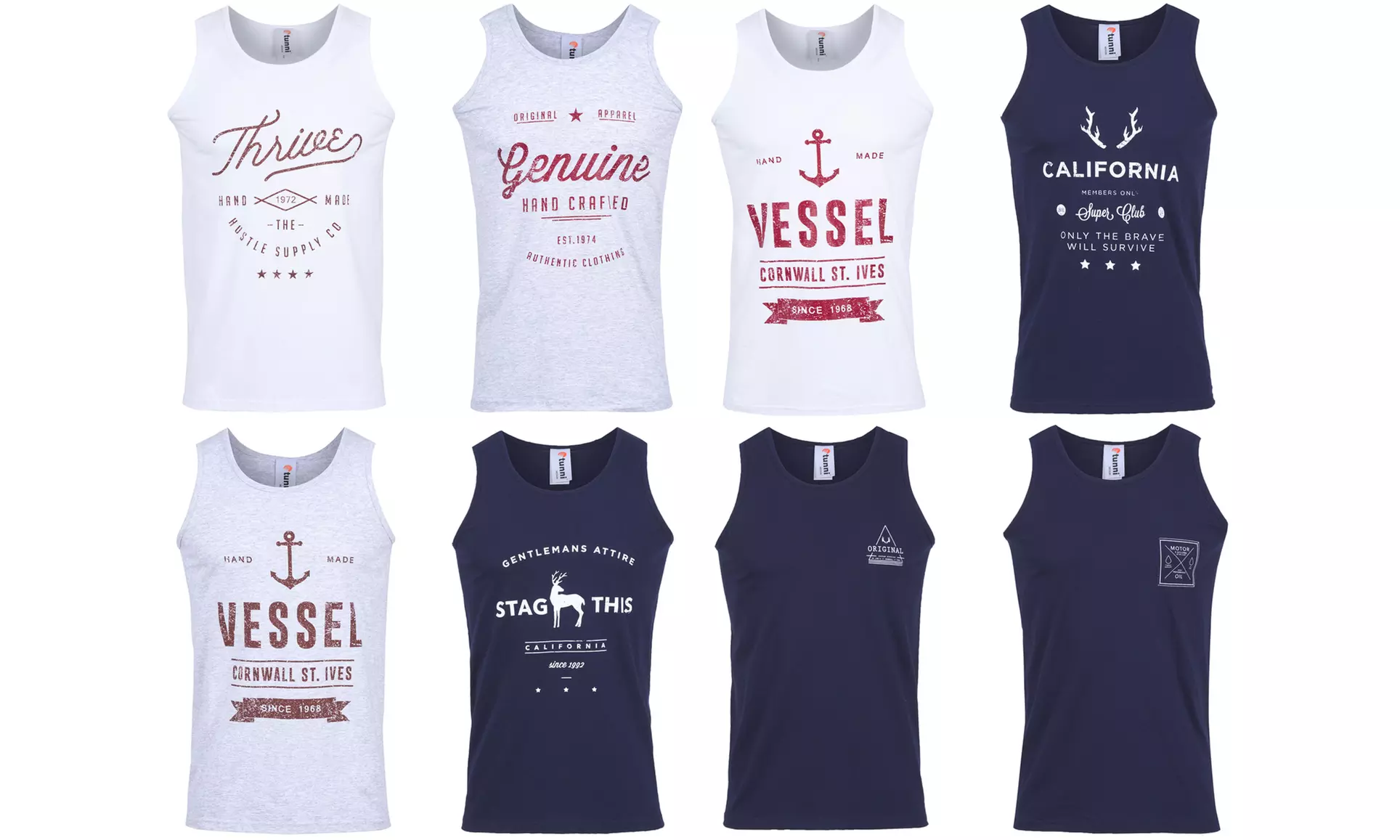 Pack de 2 débardeurs en coton imprimés, taille au choix - Primary Image