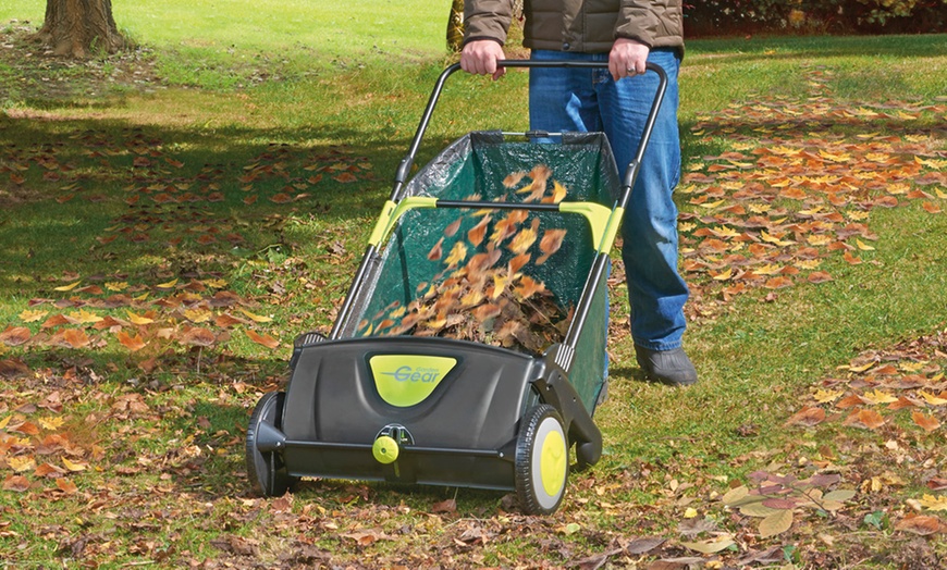 Image 1: Lawn and Leaf Sweeper