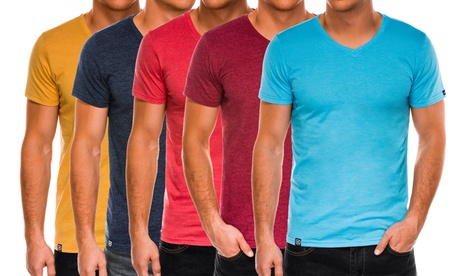 T-shirt col V pour homme