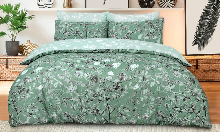 Monkey Trees Reversible Duvet Set Groupon