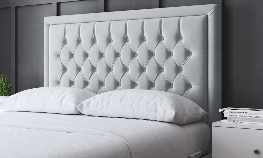 Image 12: Allegra Upholstered Bed with Optional Mattress