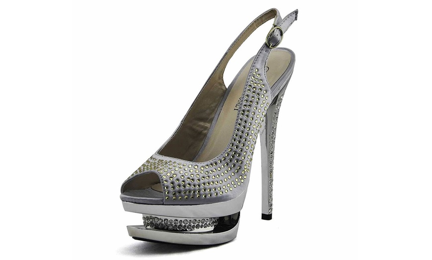 Image 12: Double Platform High Heel Shoes