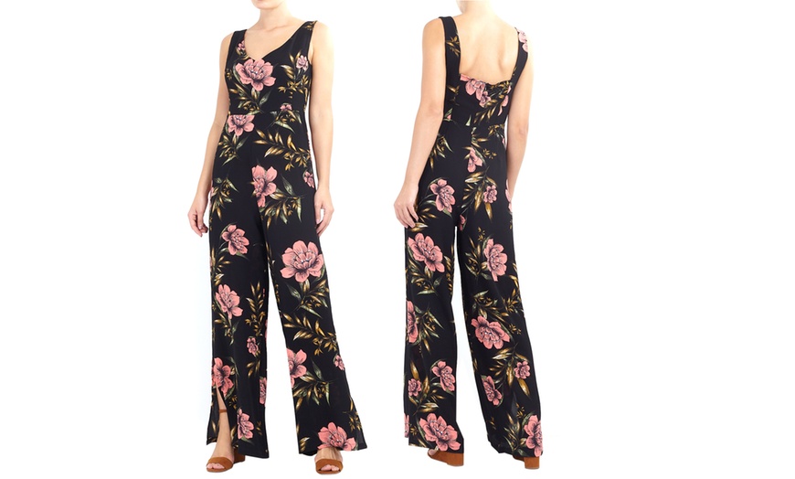 Image 3: Damen-Jumpsuit mit Blumen-Muster