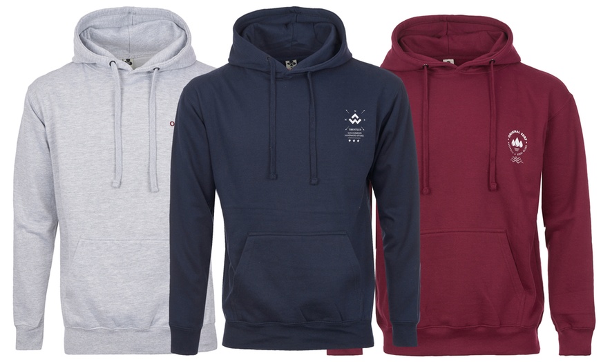 Image 1: Two Men's Printed Hoodies