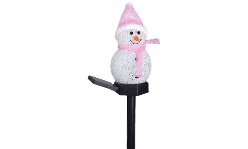 Image 18: Snowman Solar Light