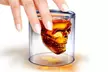 Lot de 4 verres à liqueur en forme de tête de mort - Image 3