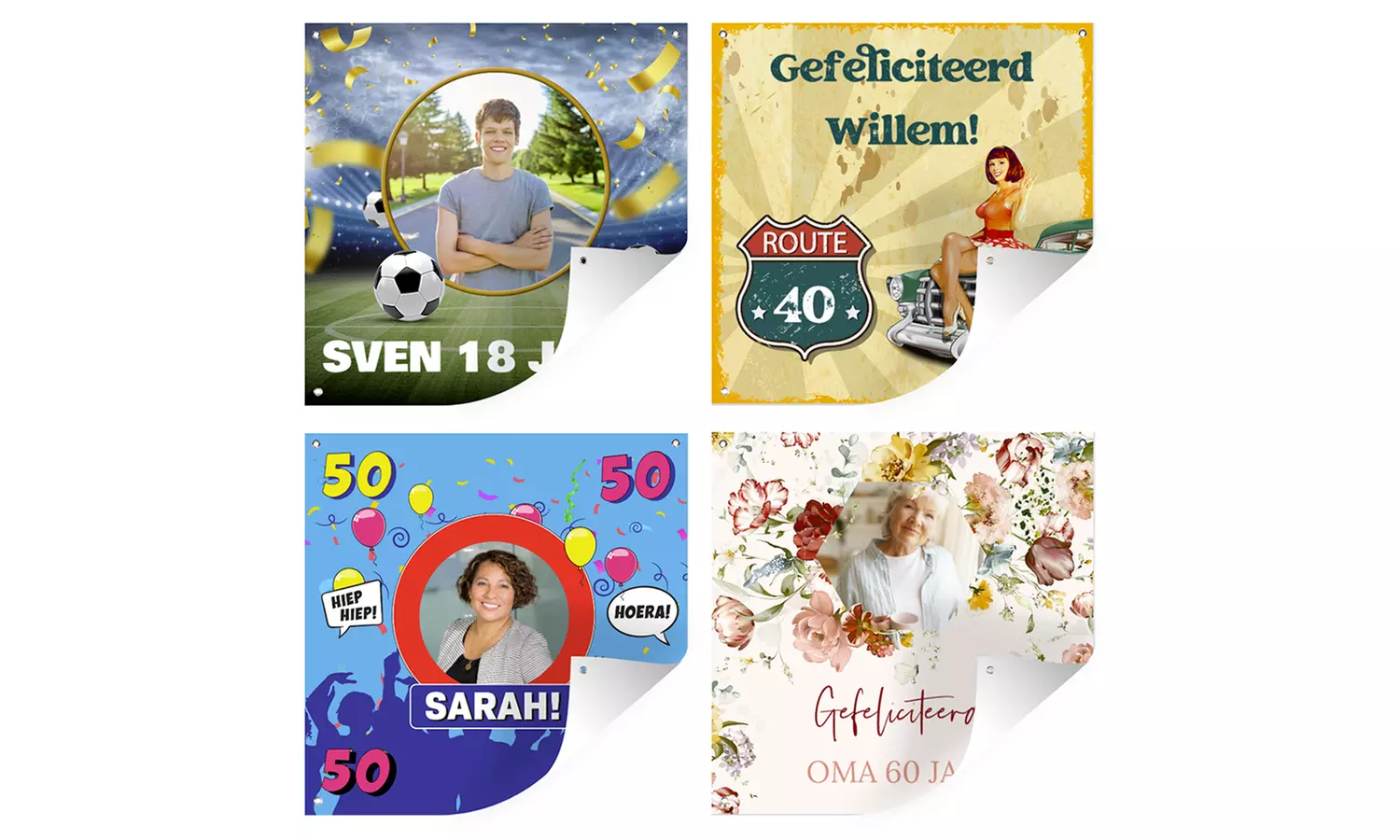 Spandoek met eigen ontwerp