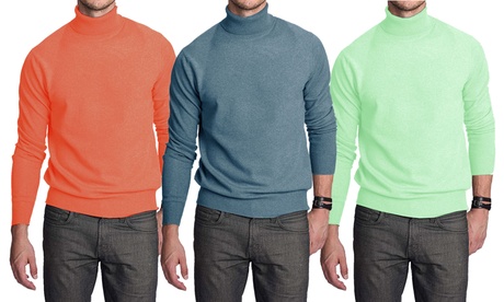 1 o 2 dolcevita in cashmere da uomo disponibili in vari colori e varie taglie