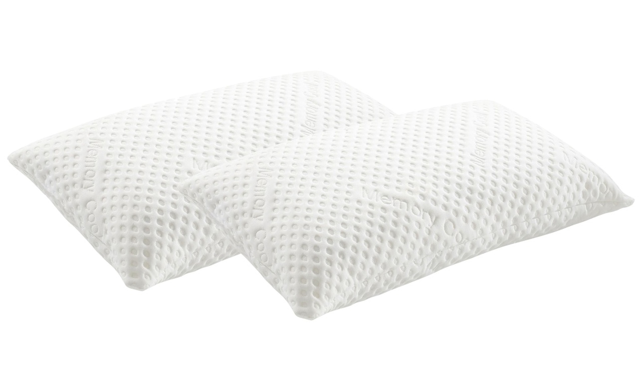 2er-Set Memory-Schaum- oder Latex-Kopfkissen
