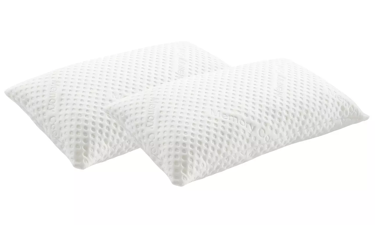 2er-Set Memory-Schaum- oder Latex-Kopfkissen