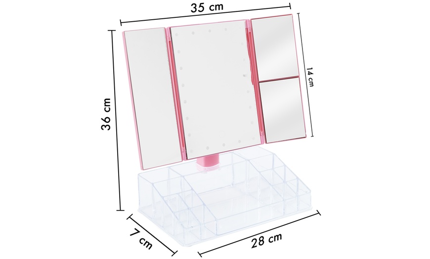 Image 19: Specchio con luci Led 