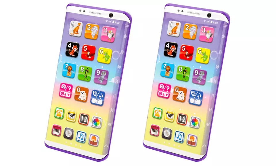 1 o 2 juguetes teléfono táctil educativos y multifuncionales - Second Medium