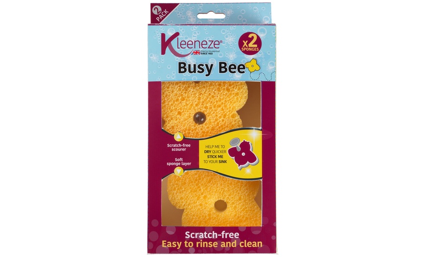 Image 5: Busy Bee Double-Sided Sponges