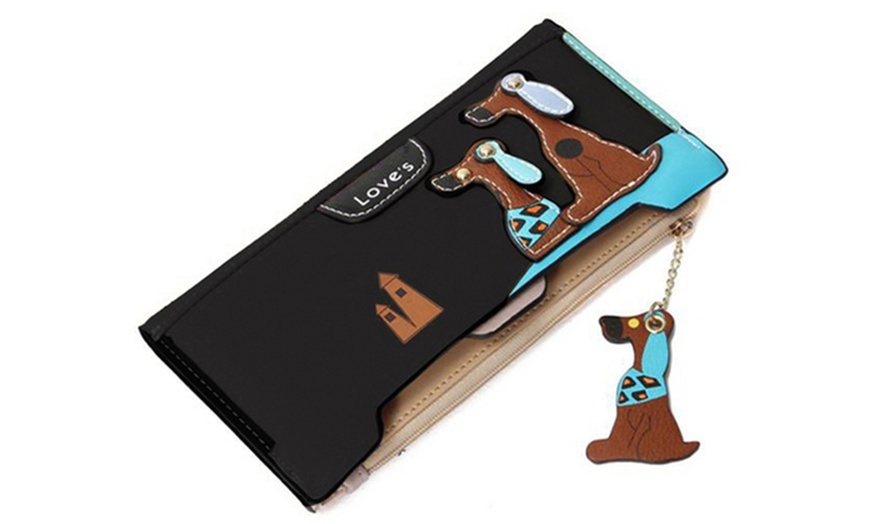 Image 2: Women's 3D Dog Wallet