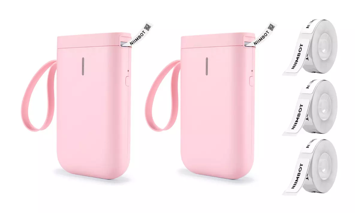 Imprimante d'étiquettes thermiques portable avec rouleau d'étiquettes