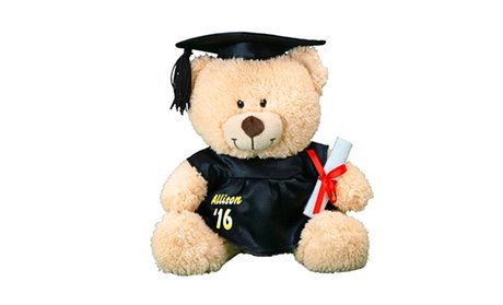 Personalized Graduation Cap and Gown Teddy Bear