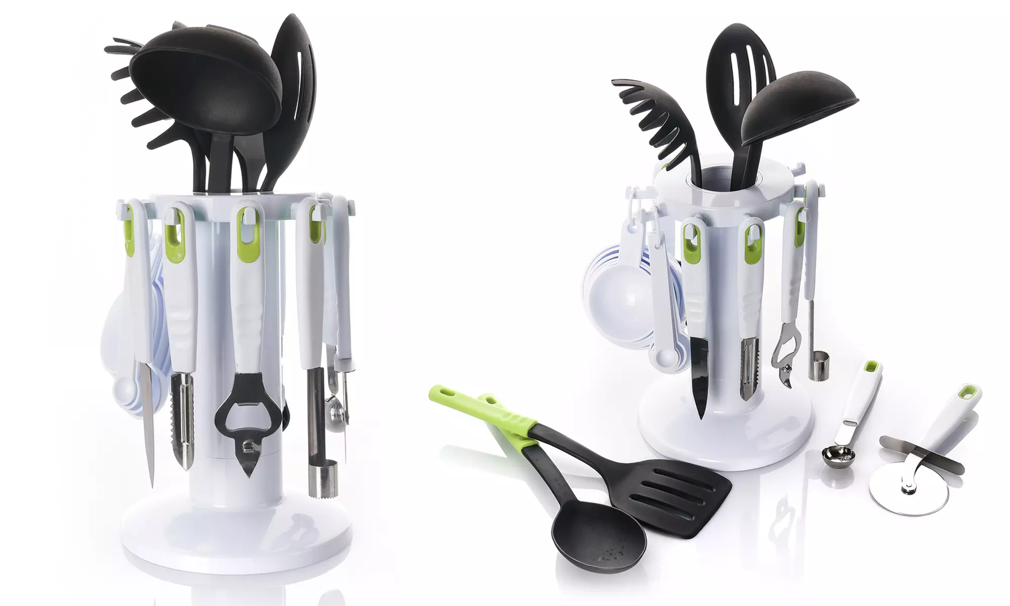 22-Piece Kitchen Utensil Set with Rotating Stand - Primary Image