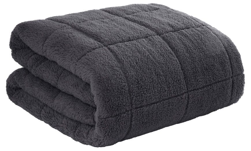 Cosy Teddy Weighted Blanket | Groupon