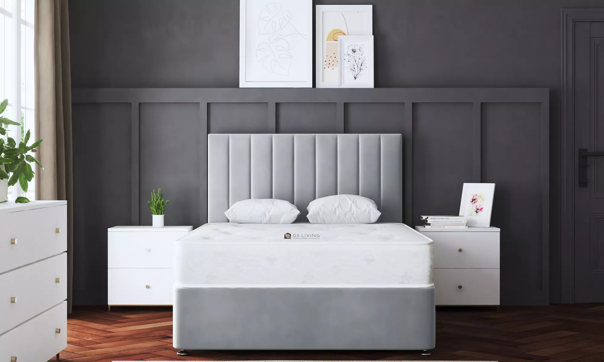Amelia Panel Divan Bed