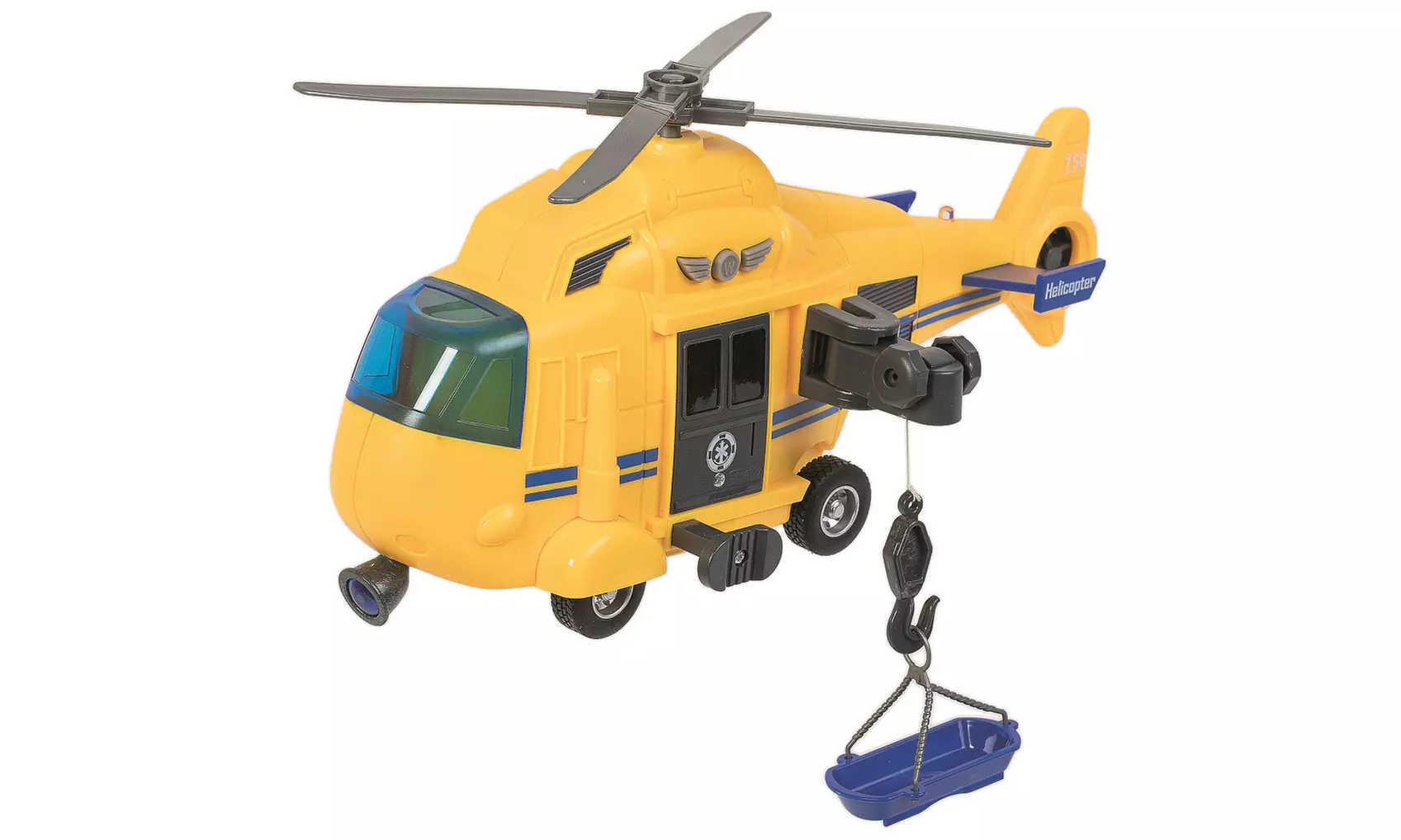 Hélicoptère de sauvetage son et lumière 27 cm pour enfants - Primary Image