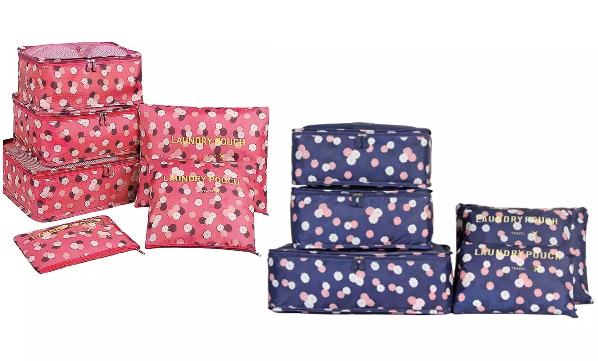 1x oder 2x 6er-Set Gepäck-Organizer