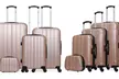 Juego de 4 maletas ABS de diferentes tamaños, con envío gratuito - Second Medium