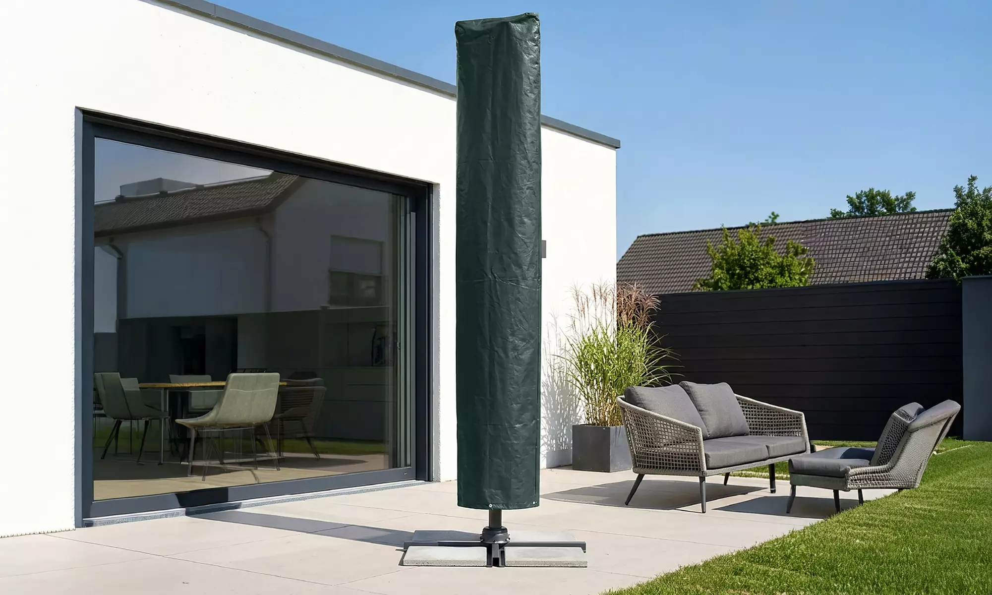 Housse de protection pour barbecue, mobilier de jardin ou parasol