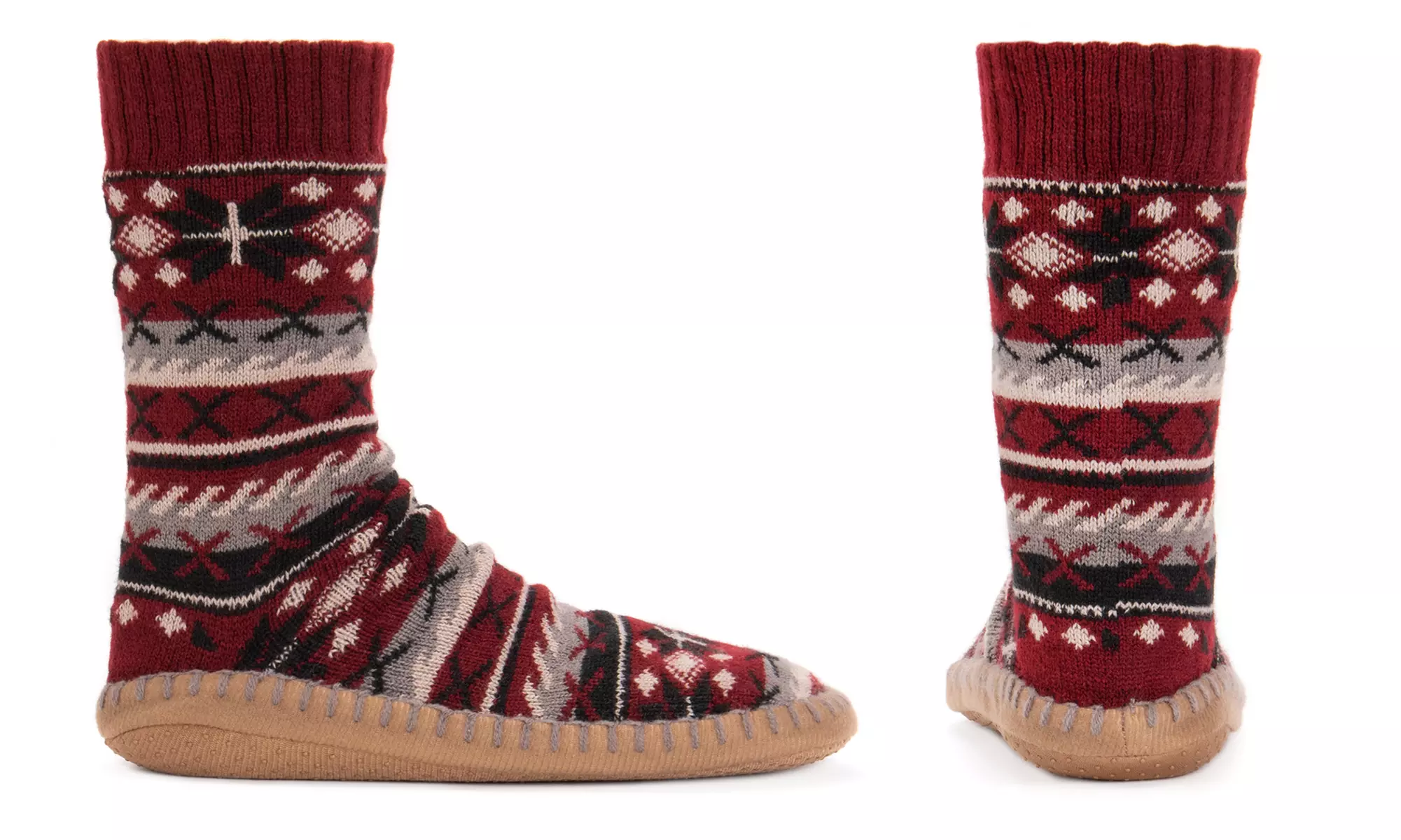 Muk Luks Men's Tall Slipper Socks (Size 11-13) - Primary Image