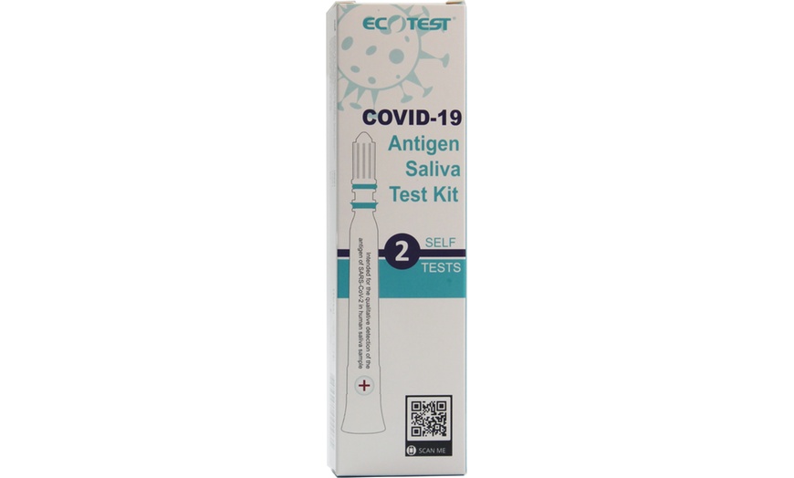 Image 4: At Home Ecotest COVID-19 Rapid Antigen Saliva Test Pen