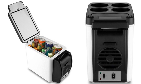 Frigo portatile da viaggio per auto 2 in 1 da 6 litri