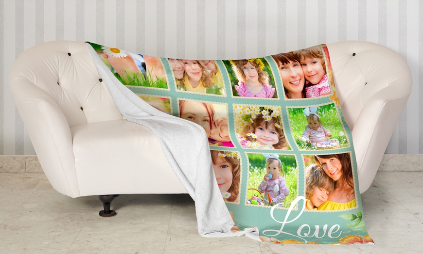 Image 6: Personalised Premium Sherpa Photo Blanket from Printerpix