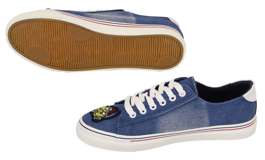 Image 3: Women's Lace Up Plimsolls