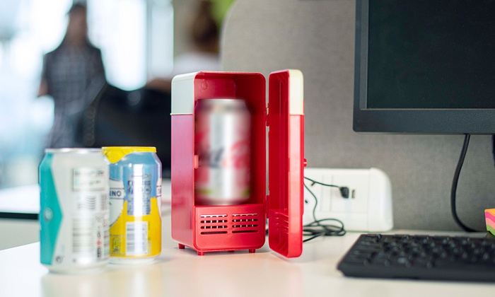 Mini Desktop Usb Fridge Groupon Goods