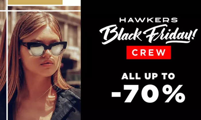 Descuentos de hasta 70% en gafas de sol y relojes de moda en Hawkers - Primary Image
