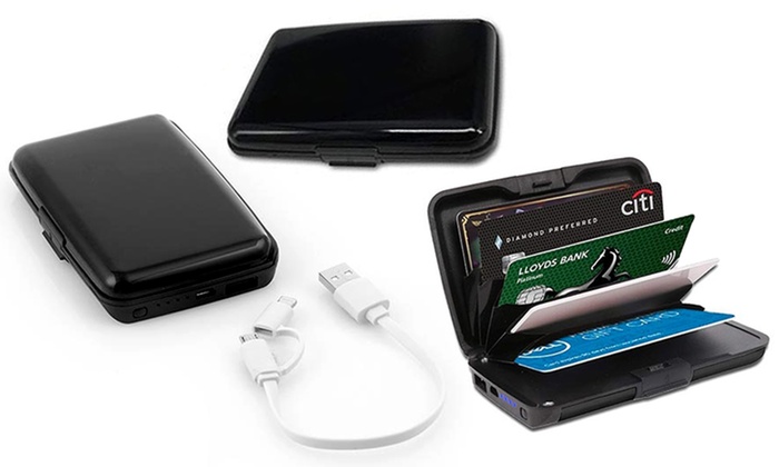 Up To 68% Off Card Holder and Power Bank | Groupon