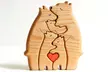 Custom Bear Family Puzzle Figurine: Eco-friendly, Handcrafted, Perfect for Family Celebrations, Anniversaries, and More - Image 5