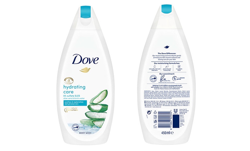 Image 2: Dove 450ml Body Wash Multi-Pack