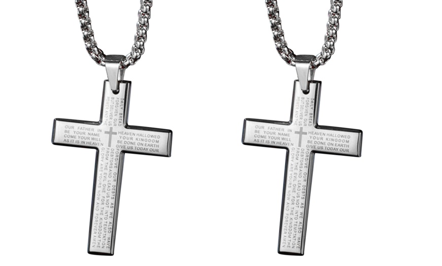 Image 12: Cross Pendant Necklace